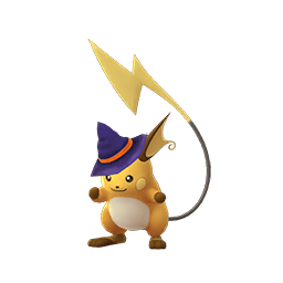 ハロウィン帽子ライチュウ