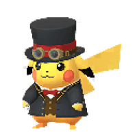 ピカチュウ(赤アクセントゴーグル)