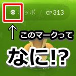 【ポケモンGO】野生ポケモンの名前の左側にあるモンスターボールマークの意味、知ってる？【ゲット済みマーク】