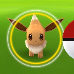 ポケモンgo ポケモン捕獲画面のターゲットリングの円が小さくなった ボーナス判定されにくくなるのか