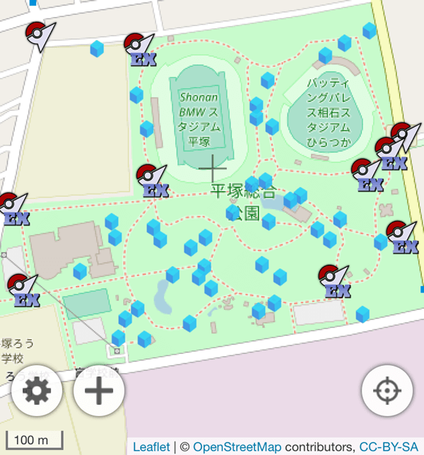 ポケモンgo 平塚総合公園はポケストップやexレイド開催ジムが満載のおすすめスポット 神奈川