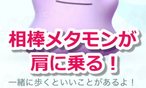 肩乗りメタモン